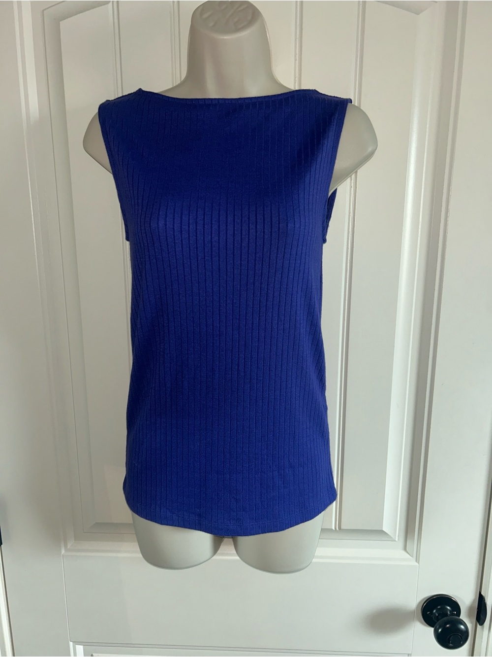 NWT 41 Hawthorn Sleeveless Ribbed Tank in Royal Blue Sz S